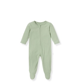 Clever Zip Ribbed Sleepsuit