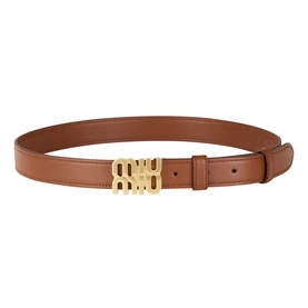 City Logo Leather Belt