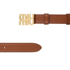 City Logo Leather Belt