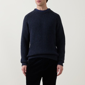 Ribbed Raglan Sweater