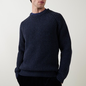 Ribbed Raglan Sweater