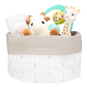 Sophie The Giraffe Birth Basket Set
