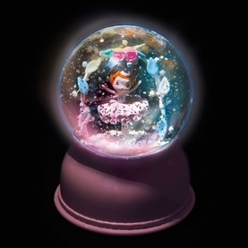 Ballerina Snow Globe Night Light