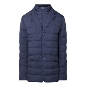 Quilted Single-Breasted Jacket