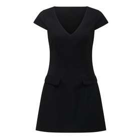 Layla Cap-Sleeve Mini Shift Dress