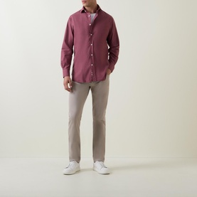 Garment-Dyed Casual Shirt