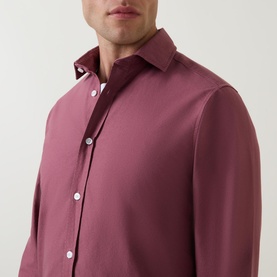 Garment-Dyed Casual Shirt