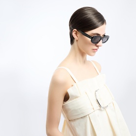 Irregular Sunglasses Bold 3 Dots CL40276U