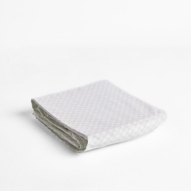 300 Thread Count Green Trellis Fitted Sheet