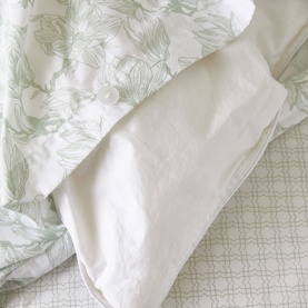 300 Thread Count Sage Magnolia Duvet Set