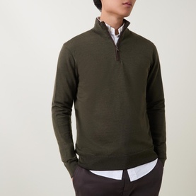 Extra Fine Half-Zip Sweater