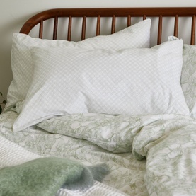 300 Thread Count Sage Trellis Pillowcase Set