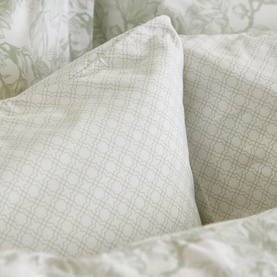300 Thread Count Sage Trellis Pillowcase Set