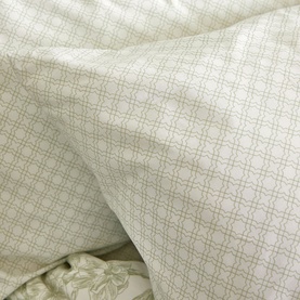 300 Thread Count Sage Trellis Pillowcase Set