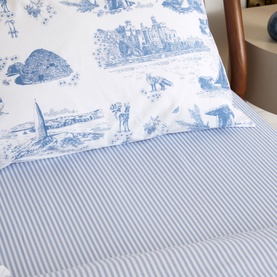 300 Thread Count Wild Atlantic Stripe Fitted Sheet