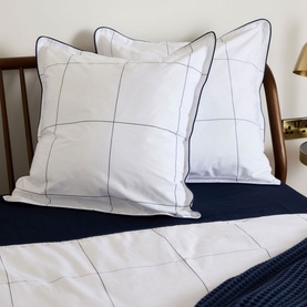 300 Thread Count Windowpane Oxford Pillowcase