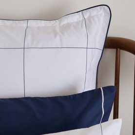 300 Thread Count Windowpane Oxford Pillowcase