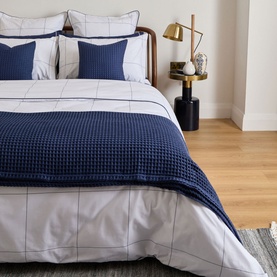 300 Thread Count Windowpane Oxford Pillowcase