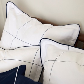 300 Thread Count Windowpane Oxford Pillowcase