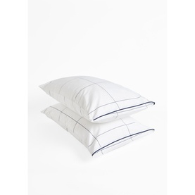 300 Thread Count Windowpane Pillowcase Set