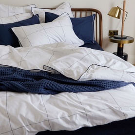 300 Thread Count Windowpane Pillowcase Set