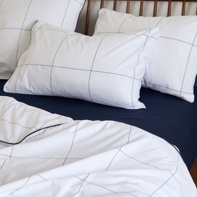 300 Thread Count Windowpane Pillowcase Set