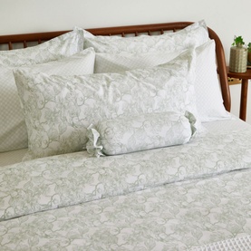 300 Thread Count Sage Magnolia King Pillowcase Set