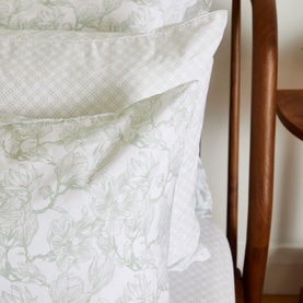 300 Thread Count Sage Magnolia Pillowcase Set