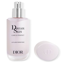 DIOR Dreamskin Care & Perfect Le Fluide Perfecteur 30ml serum in pink pump bottle with detached white cap