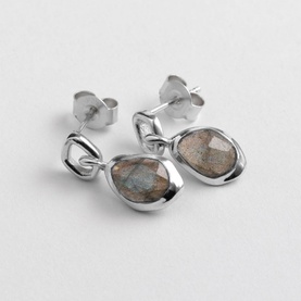 Dapple Labradorite Earrings