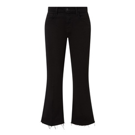 Kendra High-Waisted Flared Cropped Jeans