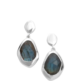 Labradorite Large Stepping Stone Earrings