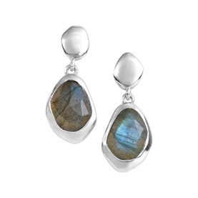 Labradorite Stepping Stone Earrings