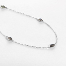 Labradorite Stepping Stone Necklace