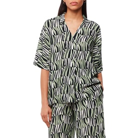 Checkerboard Tiger Boxy Shirt