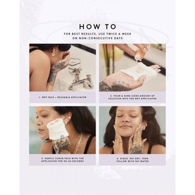 Pre-Show Glow Instant Retexturising 10% AHA Treatment + Reusable Applicator