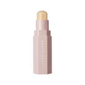 Fenty Beauty Match Stix Correcting Skinstick in Banana, pale yellow twist-up stick in hexagonal lilac casing, 7.1g