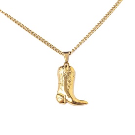 Cowboy Boot Charm Necklace