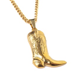 Cowboy Boot Charm Necklace