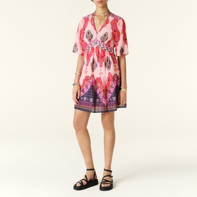 Yaya Printed Mini Dress