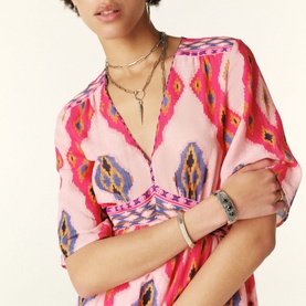Yaya Printed Mini Dress