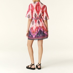 Yaya Printed Mini Dress