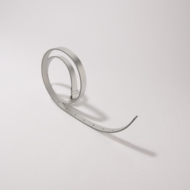 Clover Buckle Leather Belt