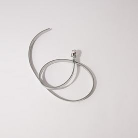 Clover Buckle Leather Belt