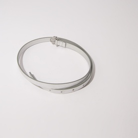 Clover Buckle Leather Belt