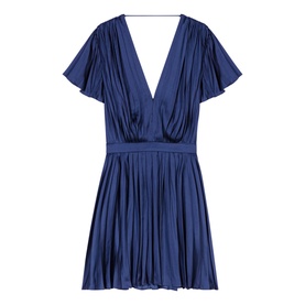 Pleated Mini Dress