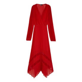 Asymmetric Pleated Dress