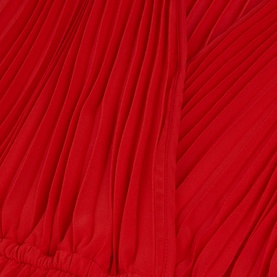 Asymmetric Pleated Dress