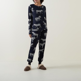 Zebra Print Pyjama Set