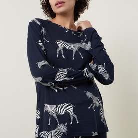 Zebra Print Pyjama Set